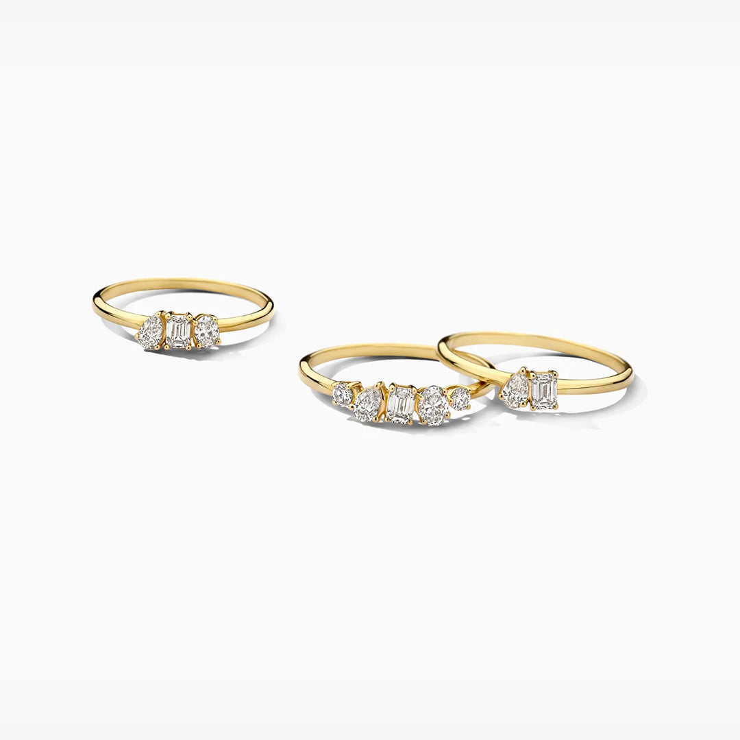 Blush Lab Diamonds Ring 14k Gelbgold - LG1032Y