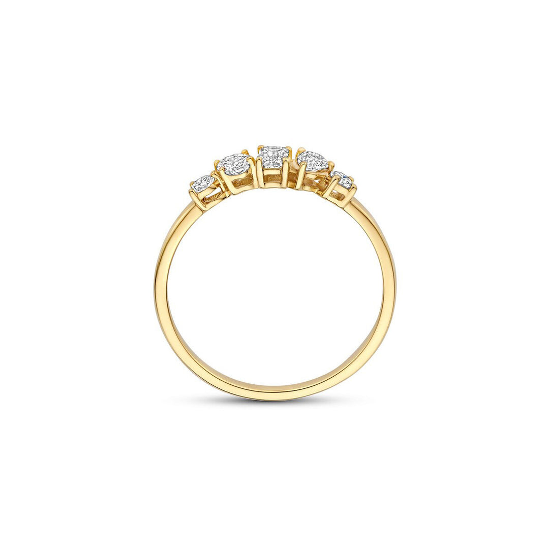 Blush Lab Diamonds Ring 14k Gelbgold - LG1032Y