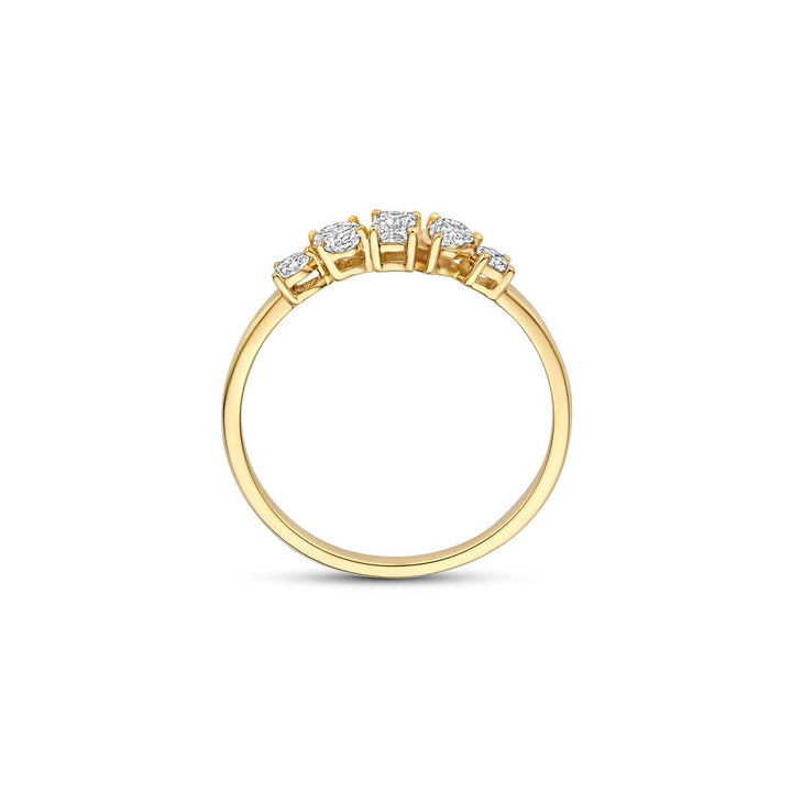 Blush Lab Diamonds Ring 14k Gelbgold - LG1032Y