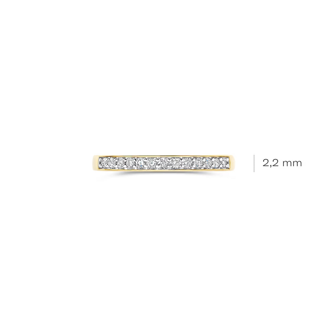 Blush Lab Diamonds Ring 14k Gelbgold - LG1033Y