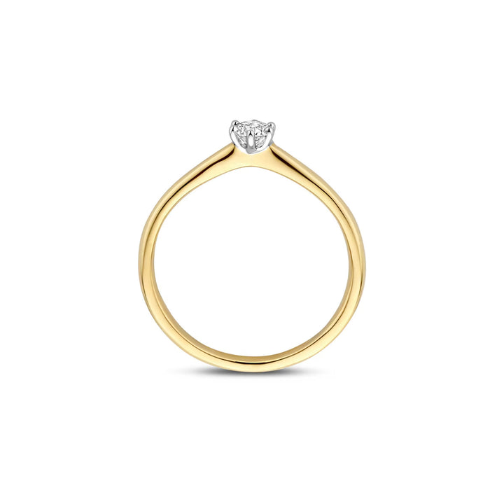 Blush Lab Diamonds Ring 14k Gelbgold - LG1036B