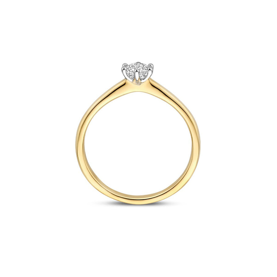 Blush Lab Diamonds Ring 14k Gelbgold - LG1038B