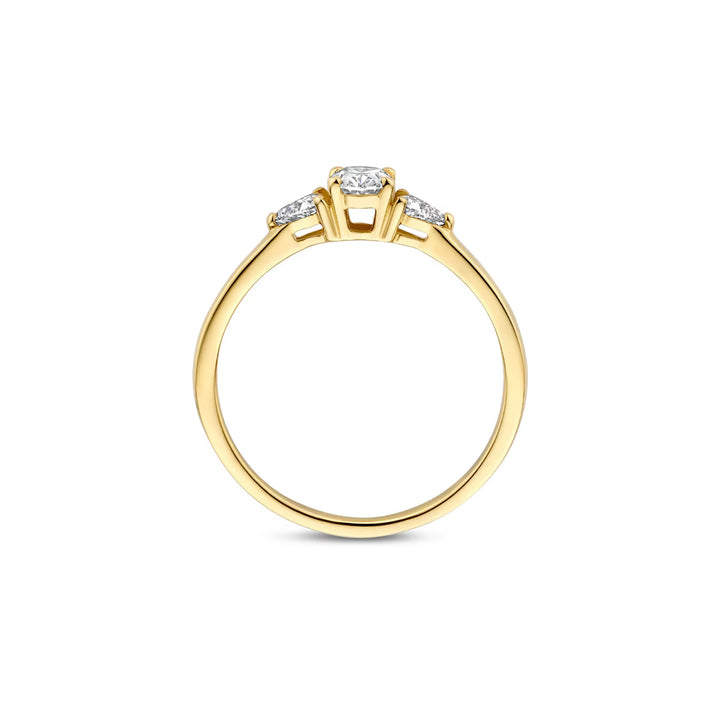Blush Lab Diamonds Ring 14k Gelbgold - LG1039Y