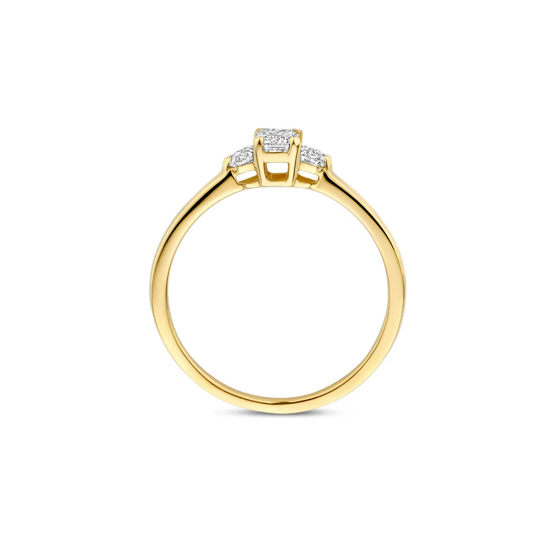 Blush Lab Diamonds Ring 14k Gelbgold - LG1040Y