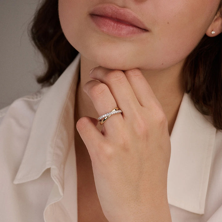 Blush Lab Diamonds Ring 14k Gelbgold - LG1054B