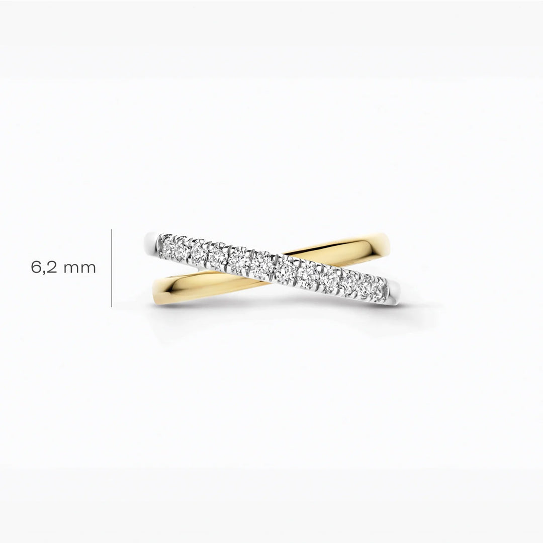 Blush Lab Diamonds Ring 14k Gelbgold - LG1054B