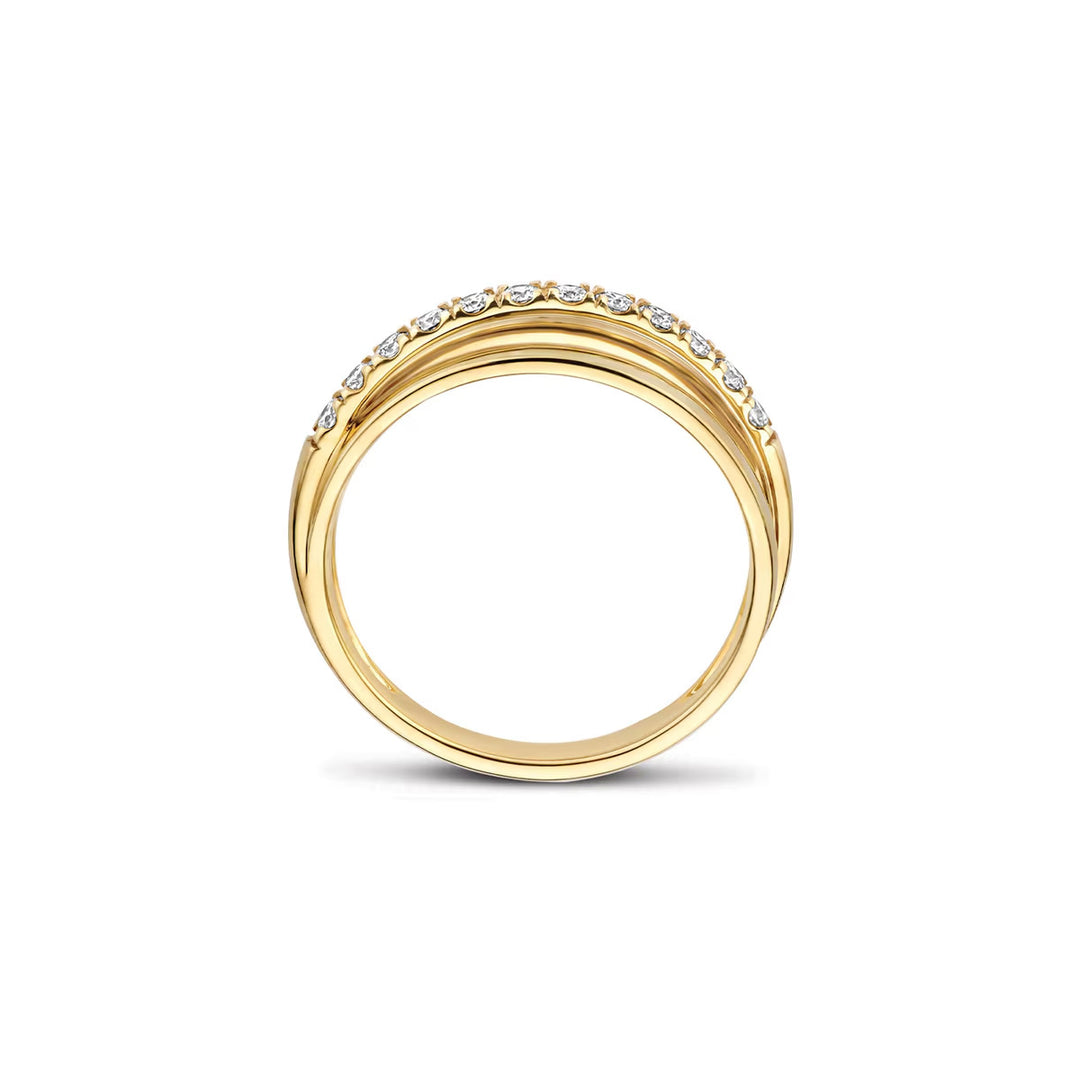 Blush Lab Diamonds Ring 14k Gelbgold - LG1056Y