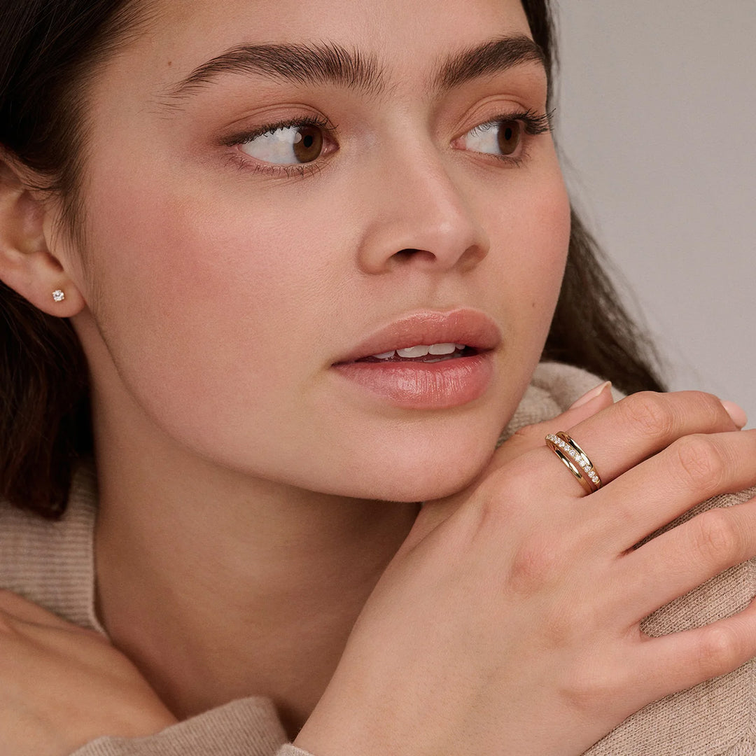 Blush Lab Diamonds Ring 14k Gelbgold - LG1056Y