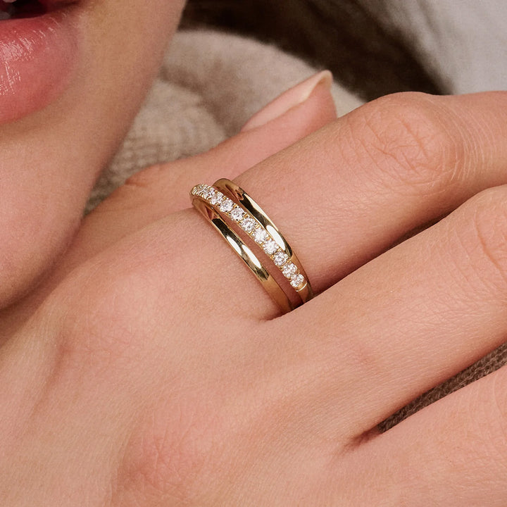 Blush Lab Diamonds Ring 14k Gelbgold - LG1056Y