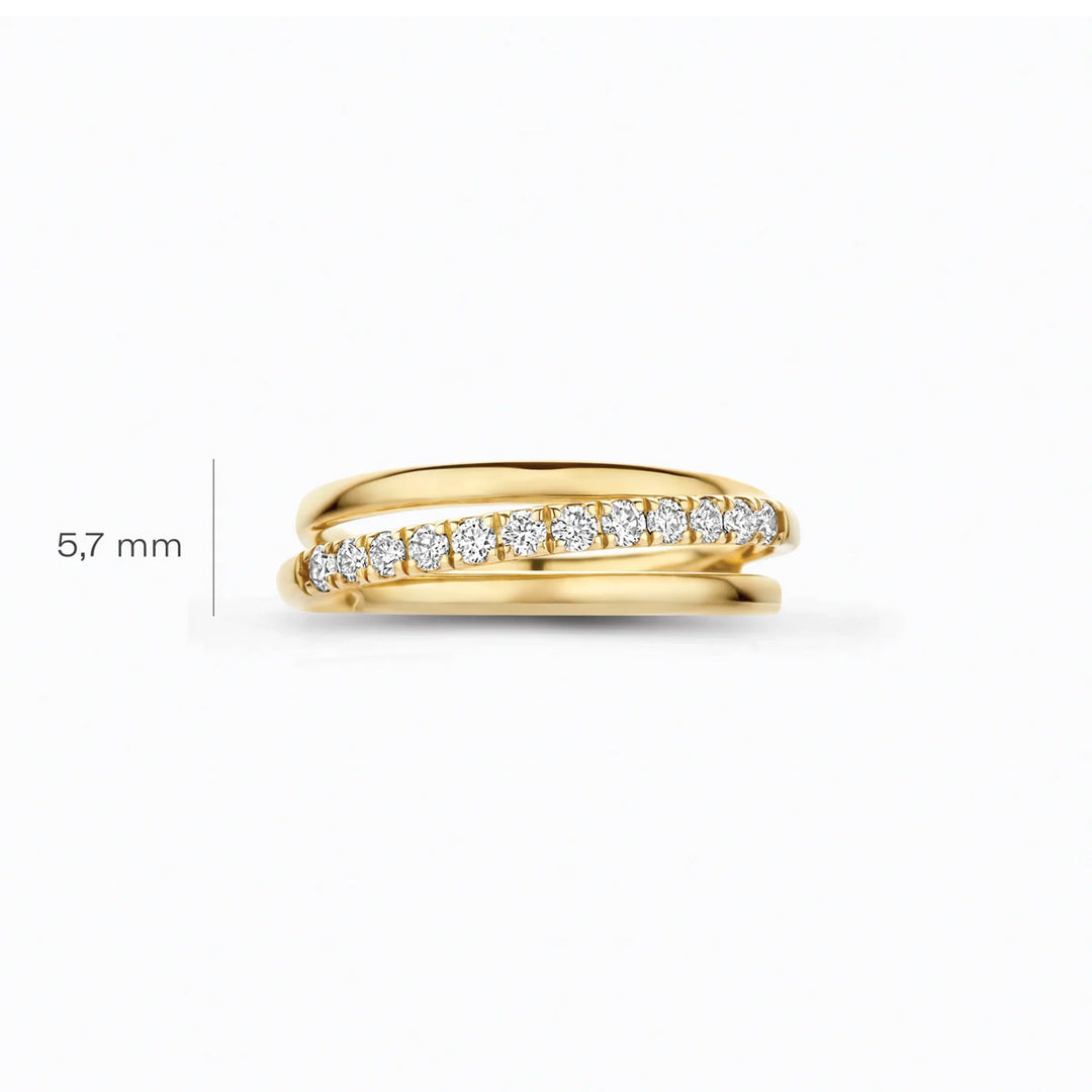 Blush Lab Diamonds Ring 14k Gelbgold - LG1056Y
