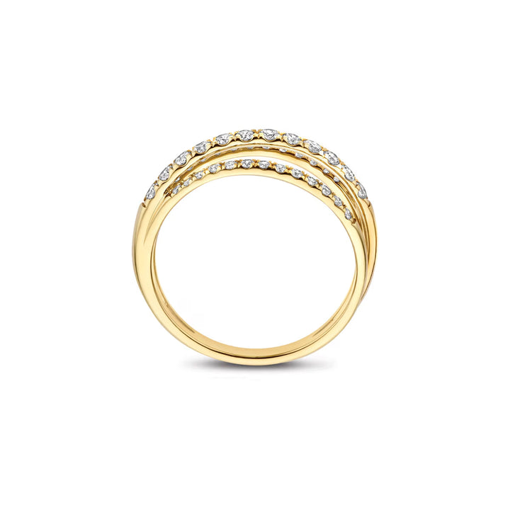Blush Lab Diamonds Ring 14k Gelbgold - LG1057Y