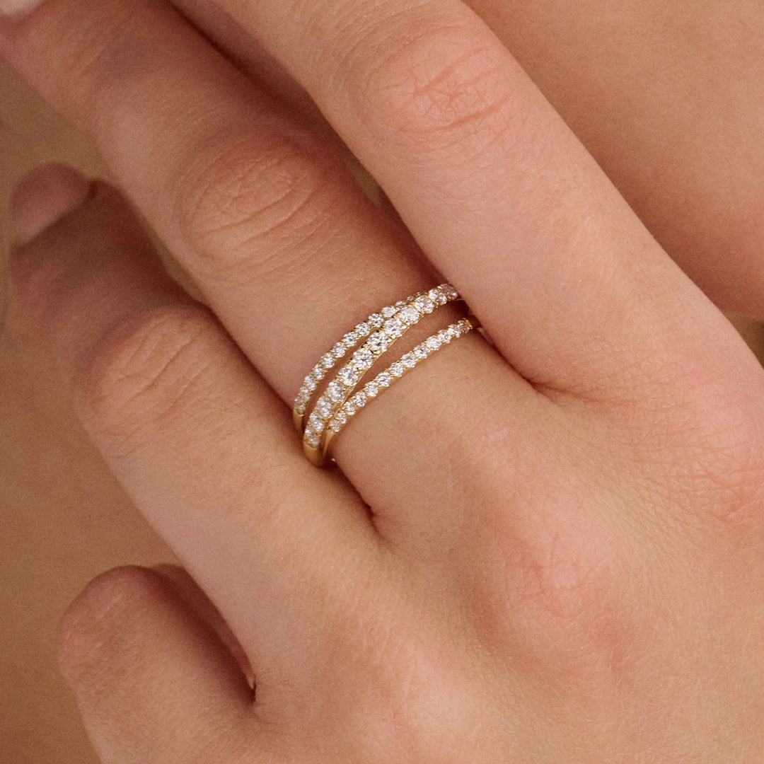 Blush Lab Diamonds Ring 14k Gelbgold - LG1057Y