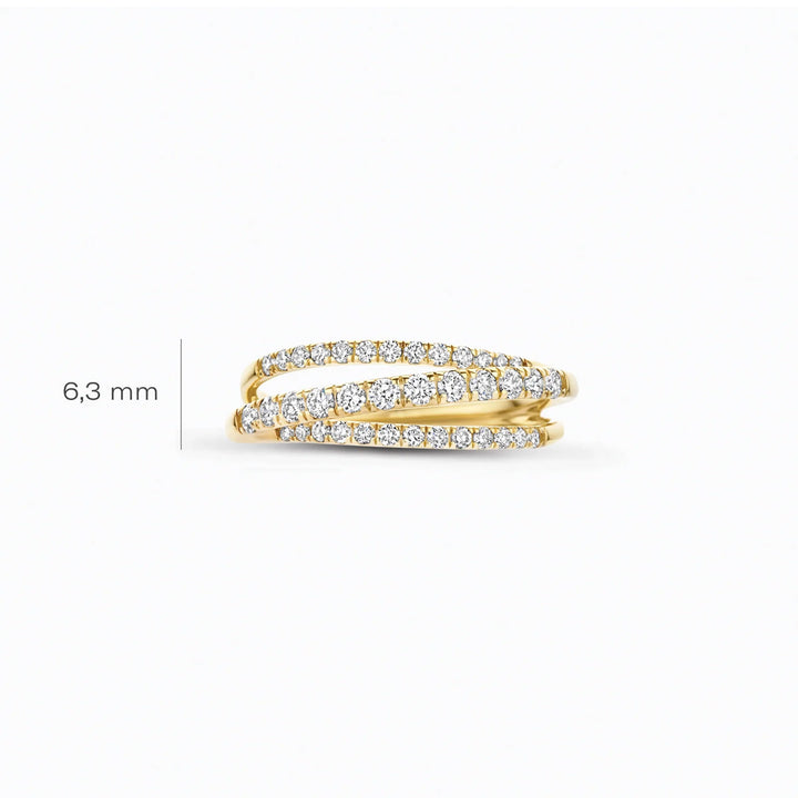 Blush Lab Diamonds Ring 14k Gelbgold - LG1057Y