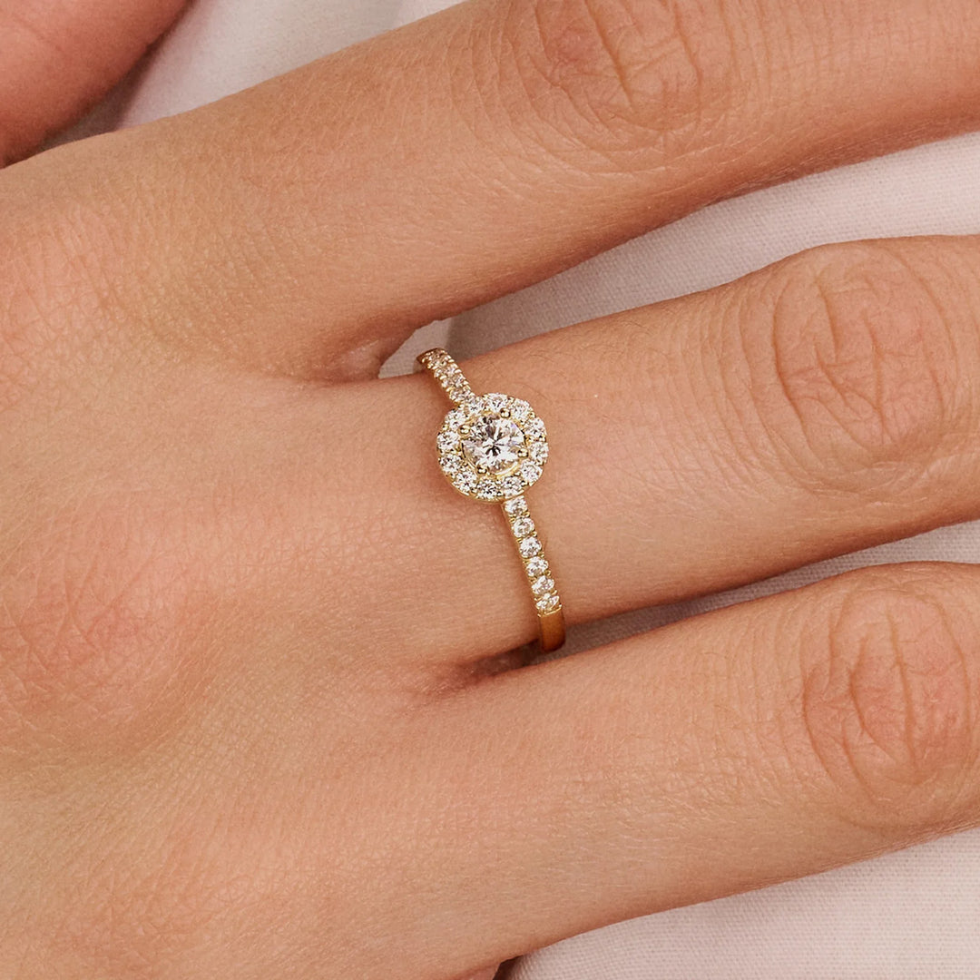 Blush Lab Diamonds Ring 14k Gelbgold - LG1058Y