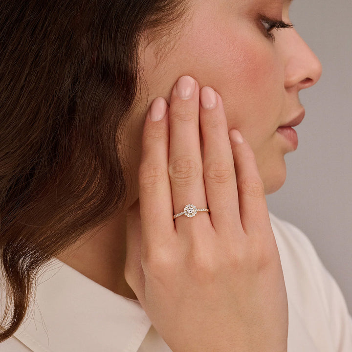 Blush Lab Diamonds Ring 14k Gelbgold - LG1058Y
