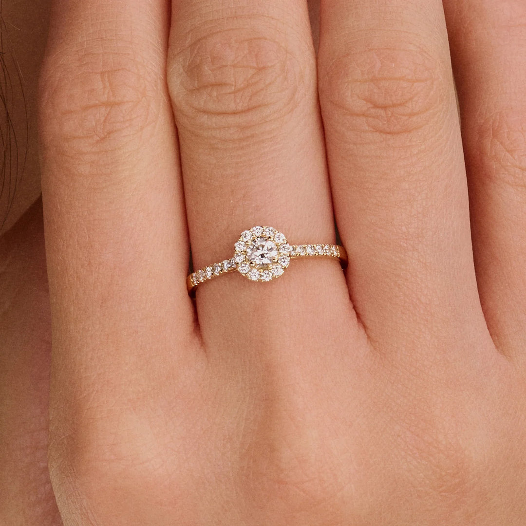 Blush Lab Diamonds Ring 14k Gelbgold - LG1058Y