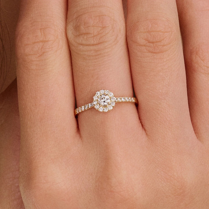 Blush Lab Diamonds Ring 14k Gelbgold - LG1058Y