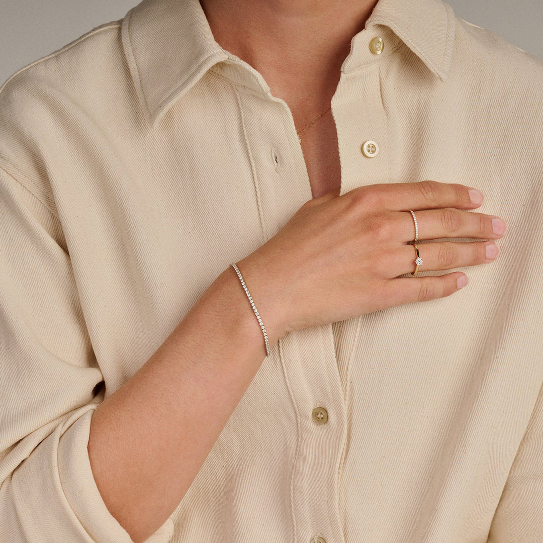 Blush Lab Diamonds Armband 14k Weissgold - LG2005W