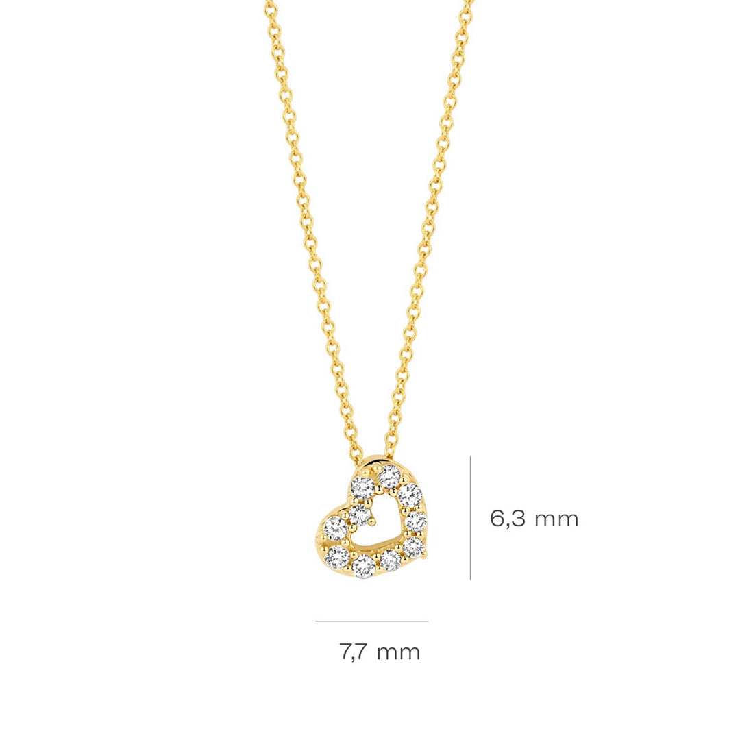 Blush Lab Diamonds Halskette 14k Gelbgold - LG3000Y
