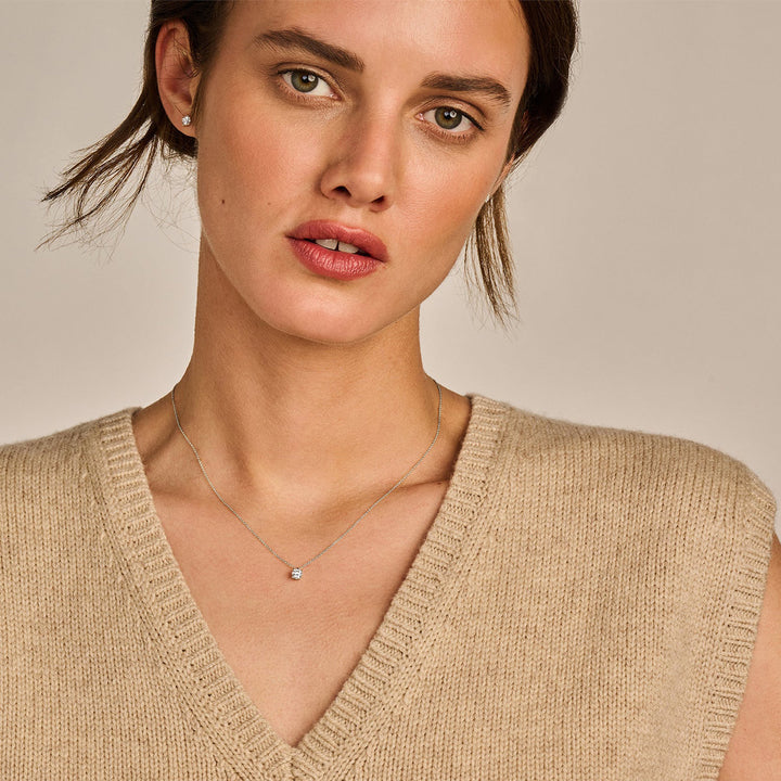 Blush Lab Diamonds Halskette 14k Weissgold - LG3002W