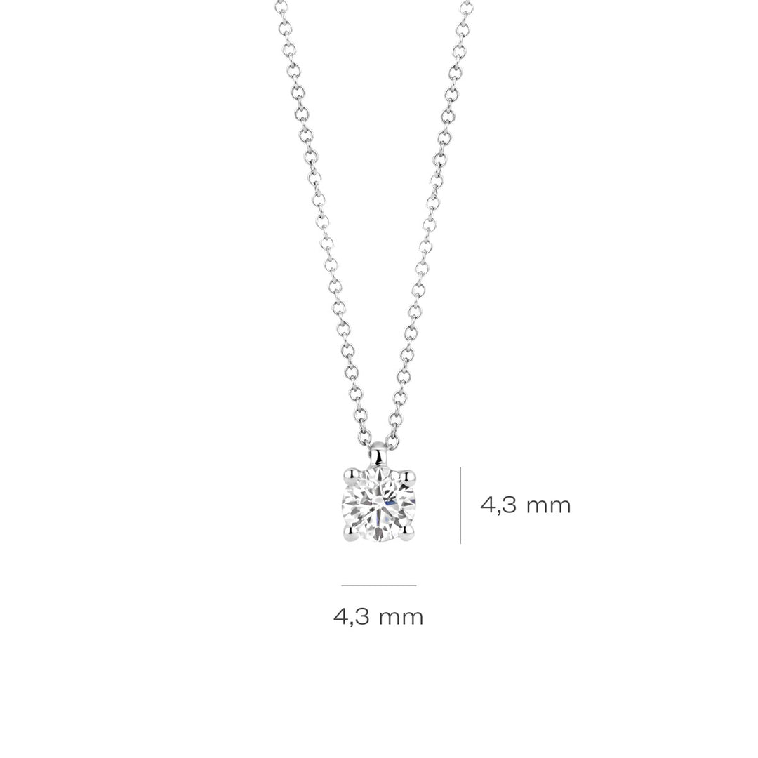 Blush Lab Diamonds Halskette 14k Weissgold - LG3002W