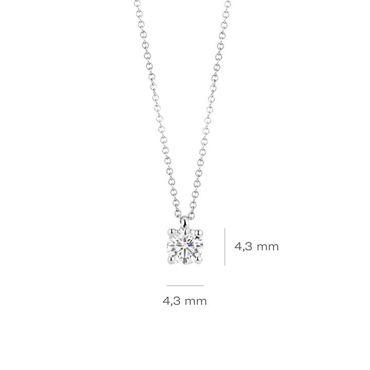 Blush Lab Diamonds Halskette 14k Weissgold - LG3002W