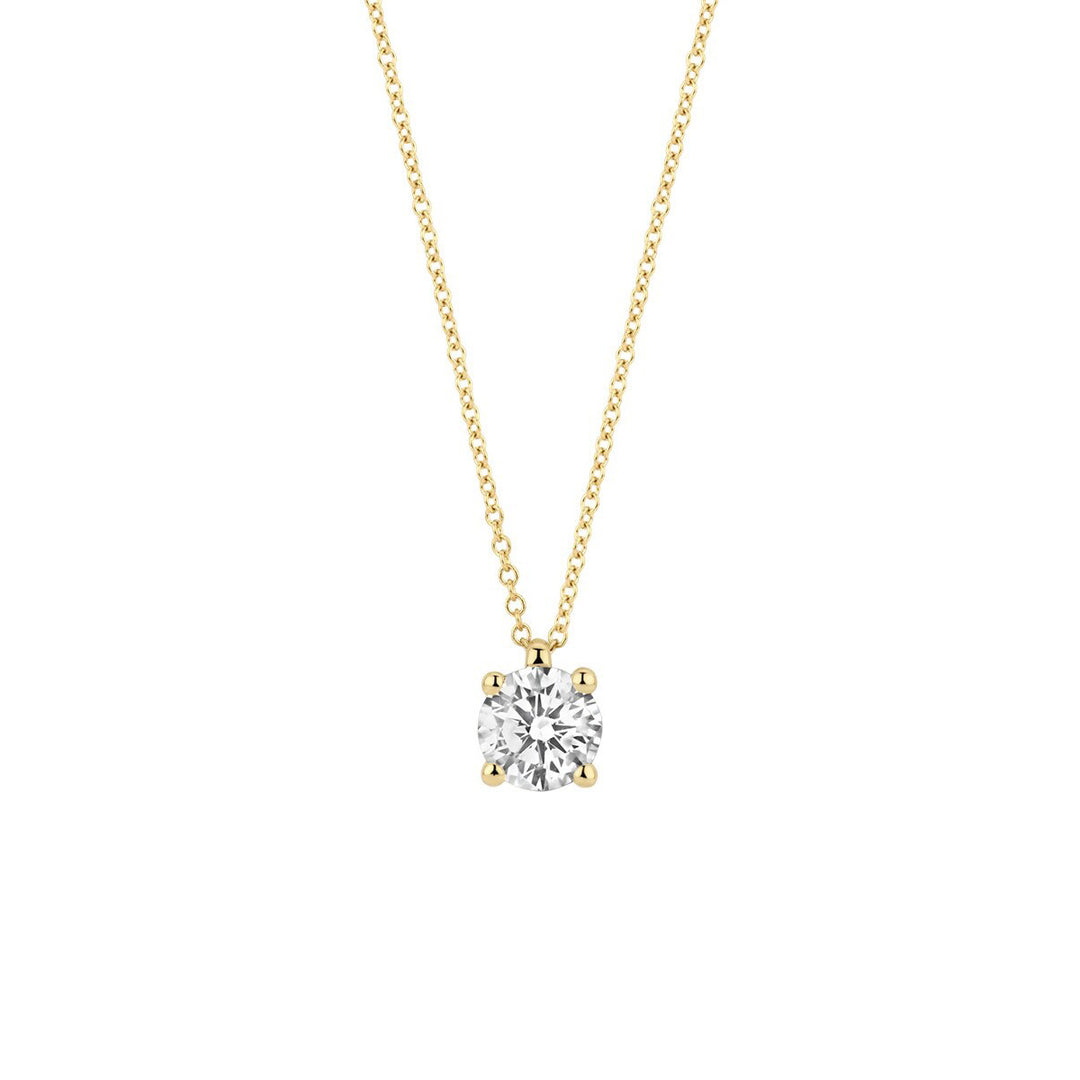 Blush Lab Grown Diamond Necklace 14k Yellow Gold - LG3003Y