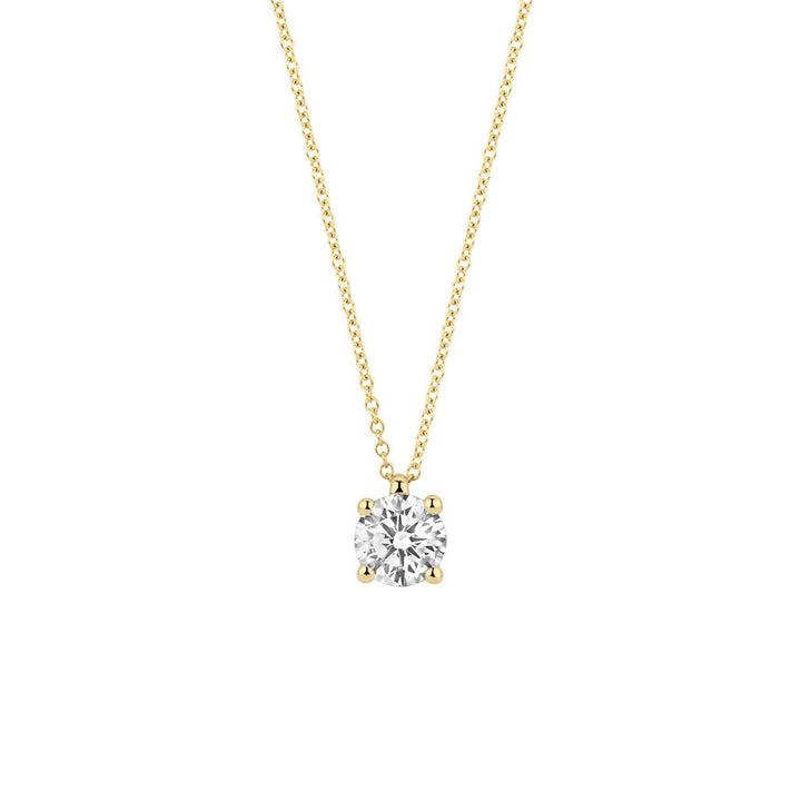 Blush Lab Grown Diamond Necklace 14k Yellow Gold - LG3003Y