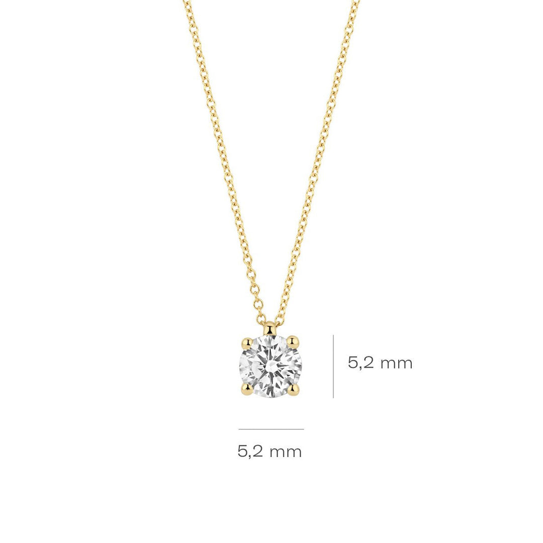 Blush Lab Diamonds Halskette 14k Gelbgold - LG3003Y