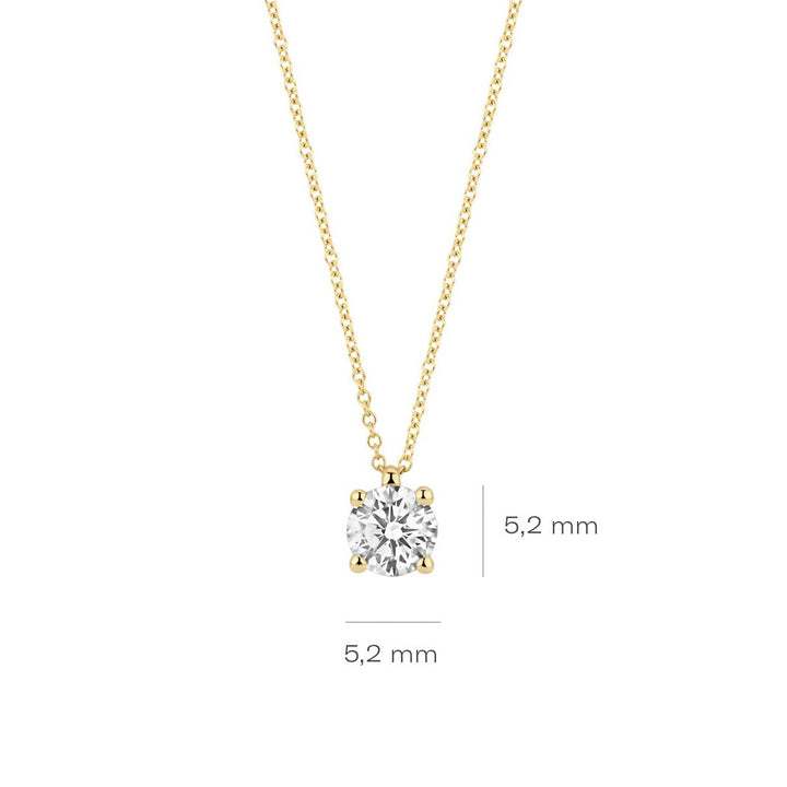 Blush Lab Diamonds Halskette 14k Gelbgold - LG3003Y
