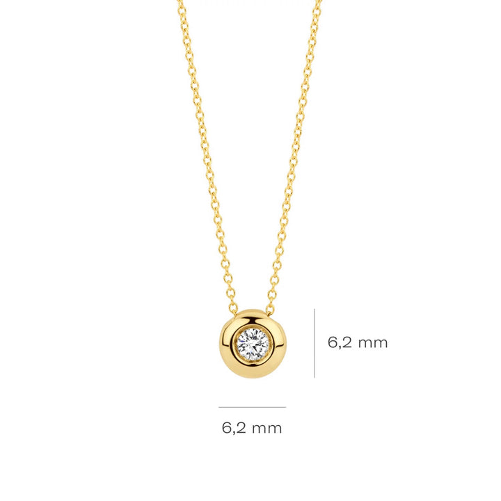 Blush Lab Diamonds Halskette 14k Gelbgold - LG3005Y