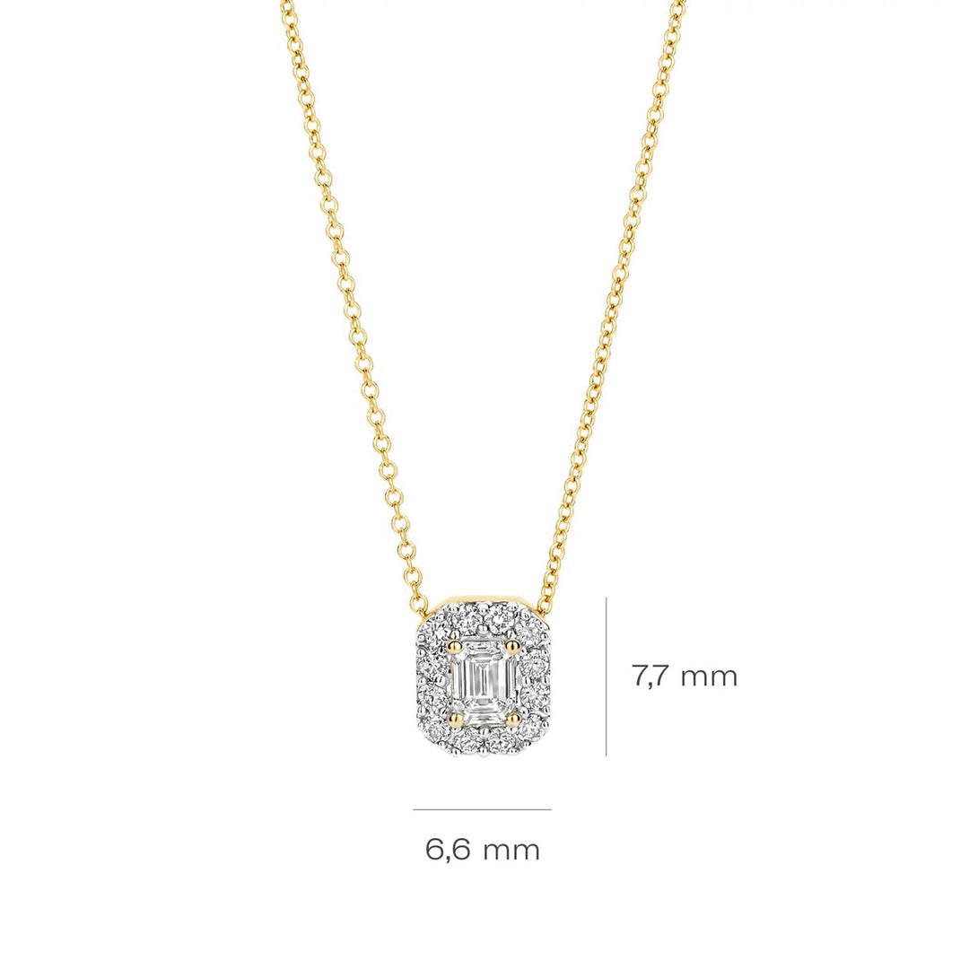 Blush Lab Diamonds Halskette 14k Gelbgold - LG3009Y