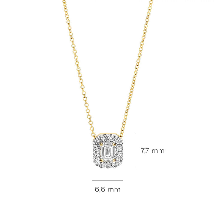 Blush Lab Diamonds Halskette 14k Gelbgold - LG3009Y