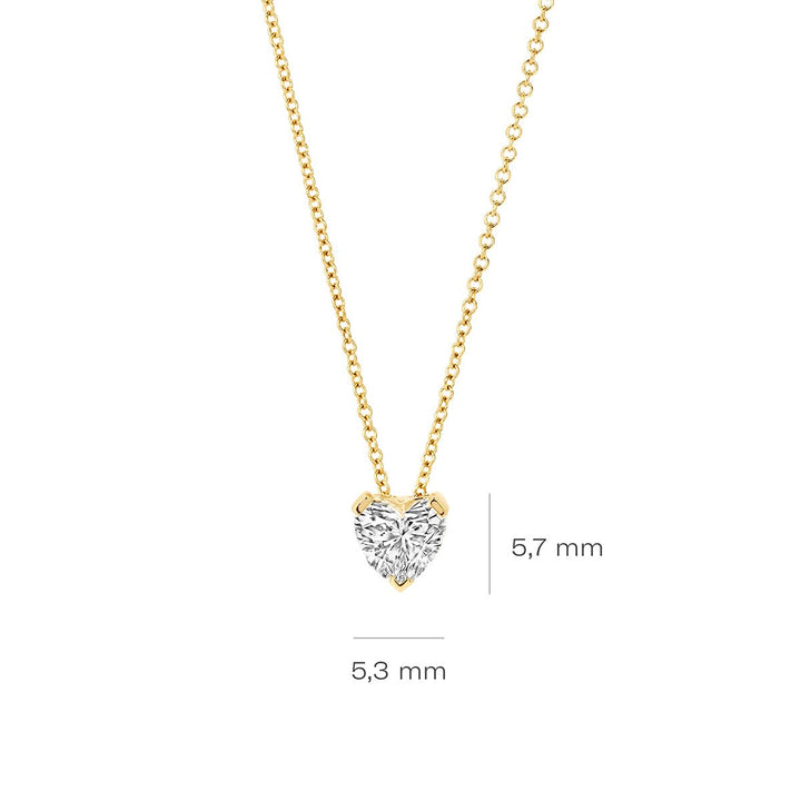 Blush Lab Diamonds Halskette 14k Gelbgold - LG3011Y