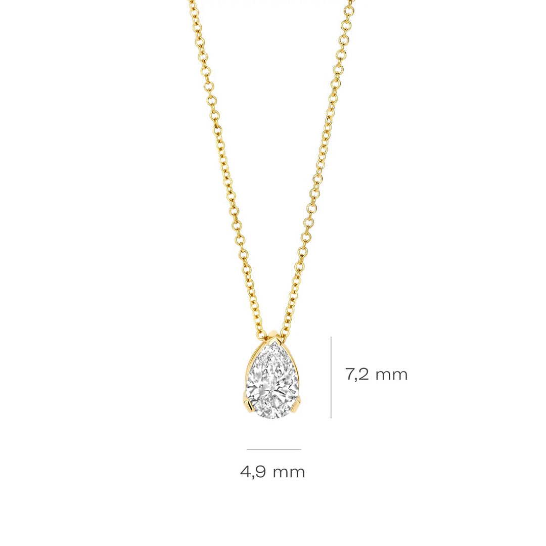 Blush Lab Diamonds Halskette 14k Gelbgold - LG3012Y