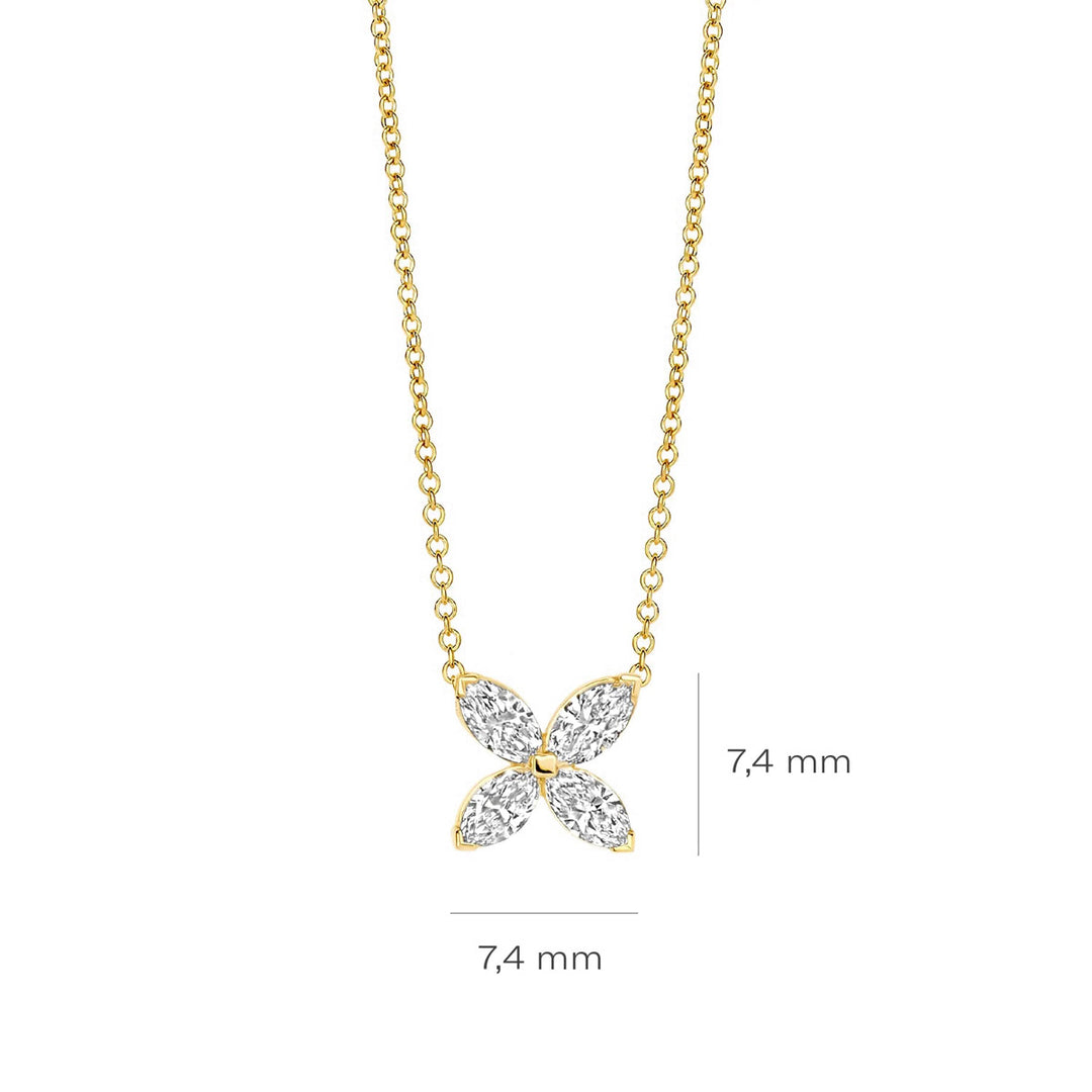 Blush Lab Diamonds Halskette 14k Gelbgold - LG3013Y