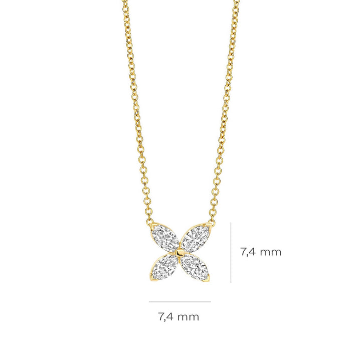 Blush Lab Diamonds Halskette 14k Gelbgold - LG3013Y