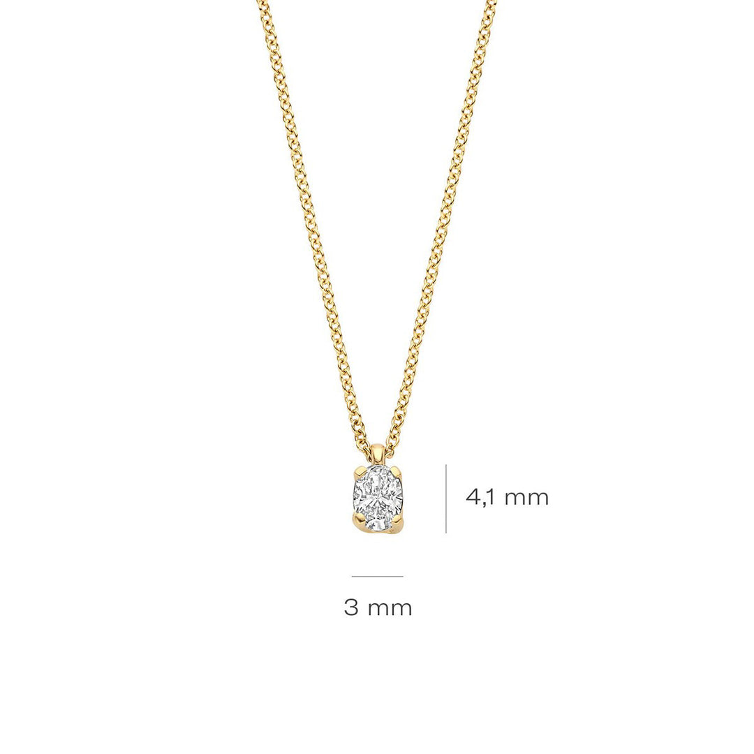 Blush Lab Diamonds Halskette 14k Gelbgold - LG3015Y