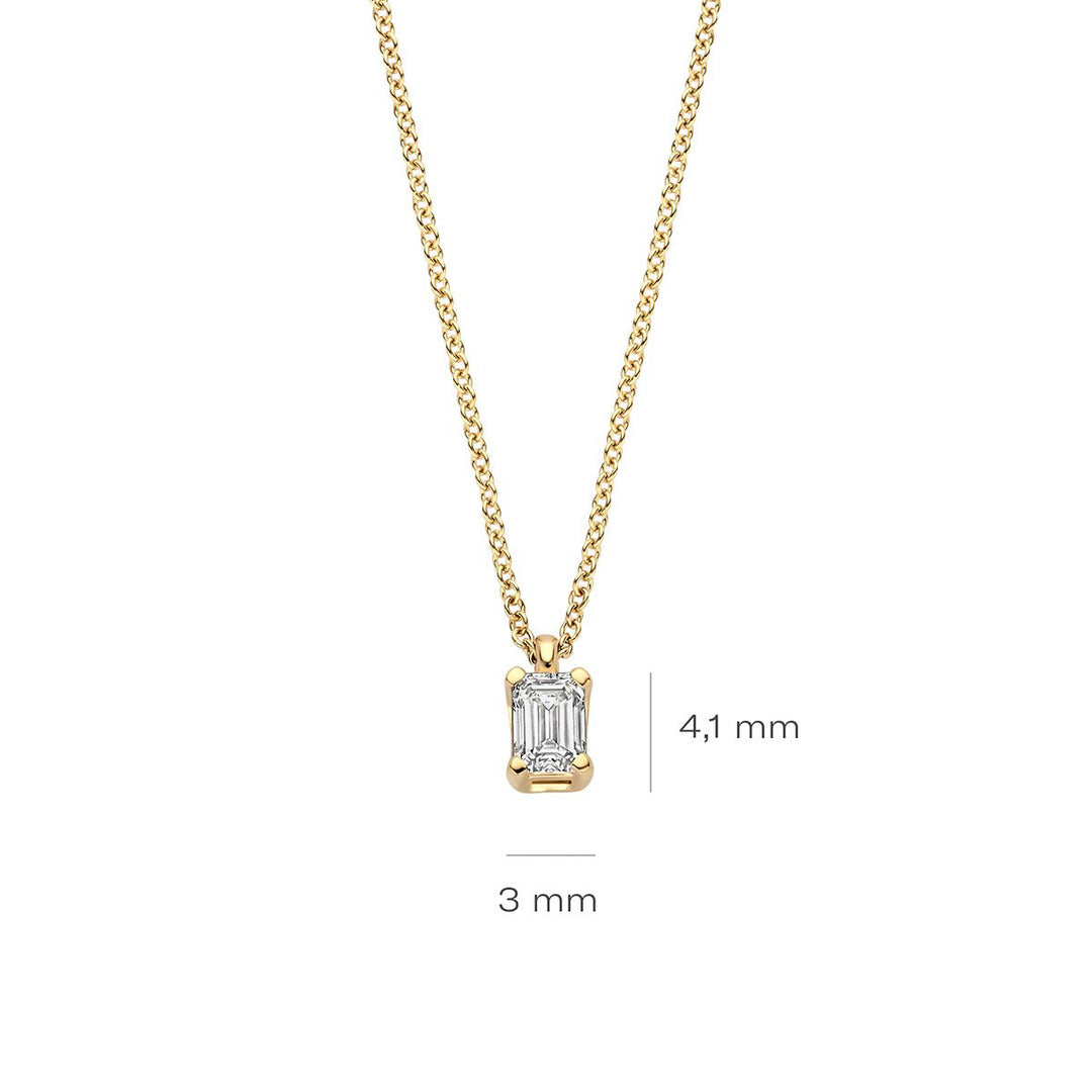 Blush Lab Diamonds Halskette 14k Gelbgold - LG3016Y