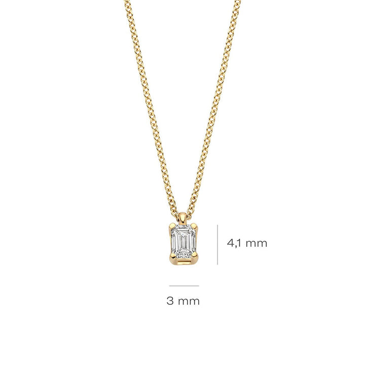 Blush Lab Diamonds Halskette 14k Gelbgold - LG3016Y