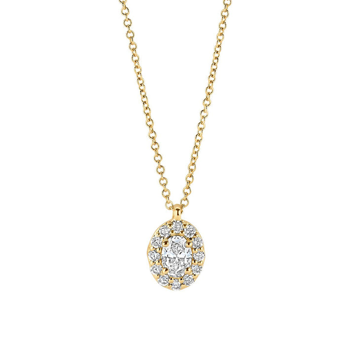 Blush Lab Diamonds Necklace 14k Yellow Gold - LG3019Y
