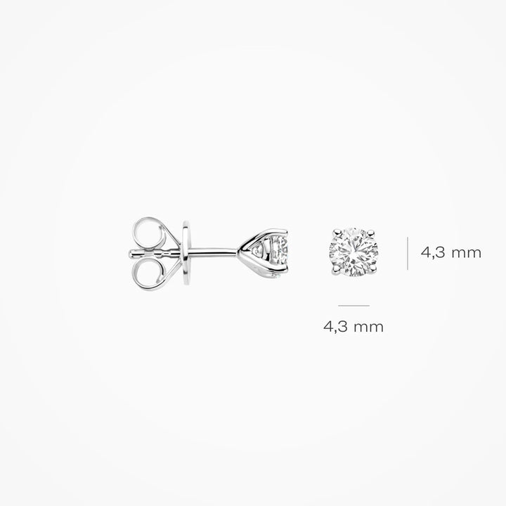 Blush Lab Diamonds Ohrstecker 14k Weissgold - LG7002W