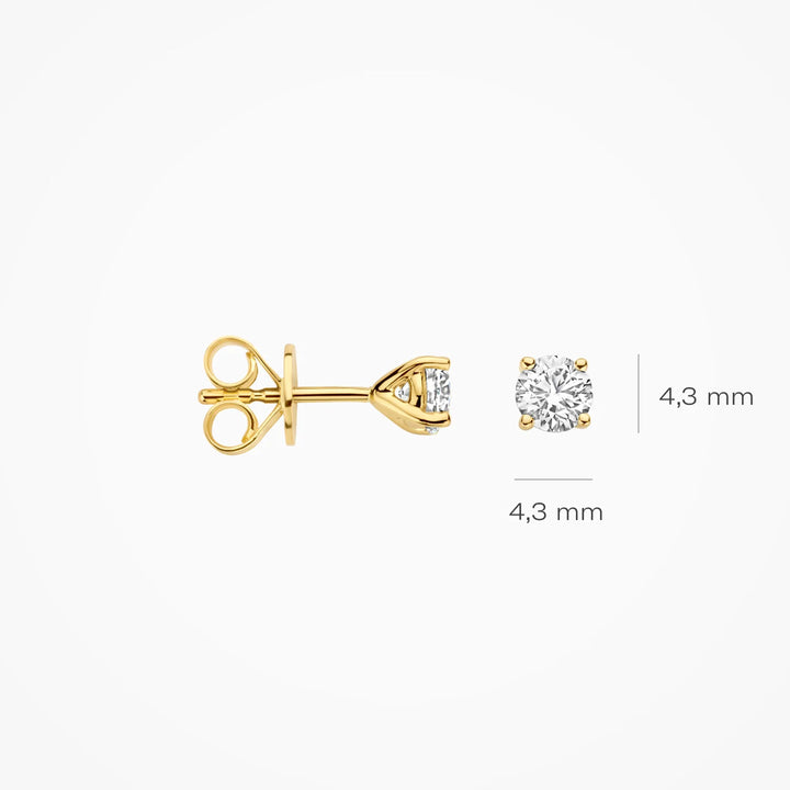 Blush Lab Diamonds Ohrstecker 14k Gelbgold - LG7002Y