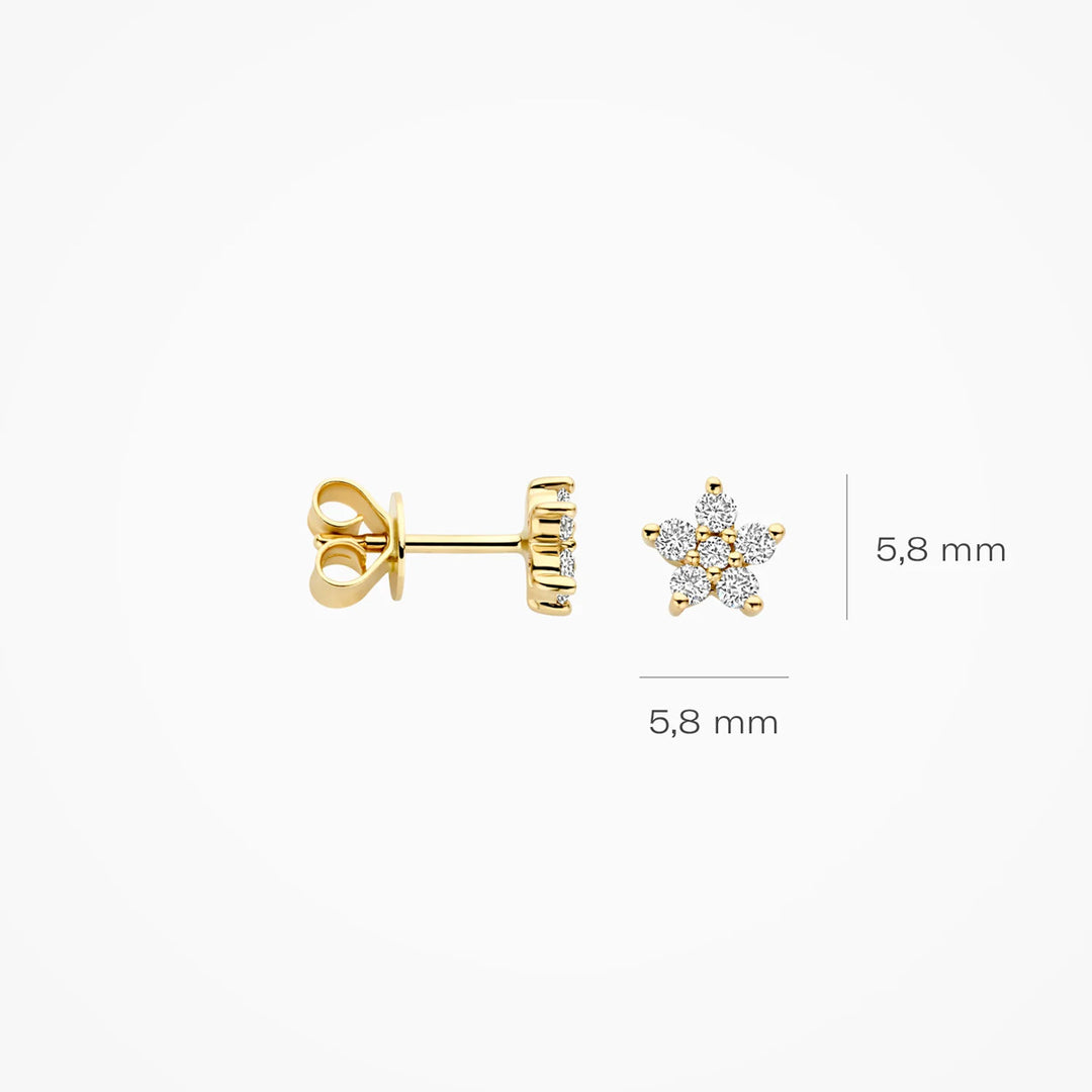 Blush Lab Diamonds Ohrstecker 14k Gelbgold - LG7018Y
