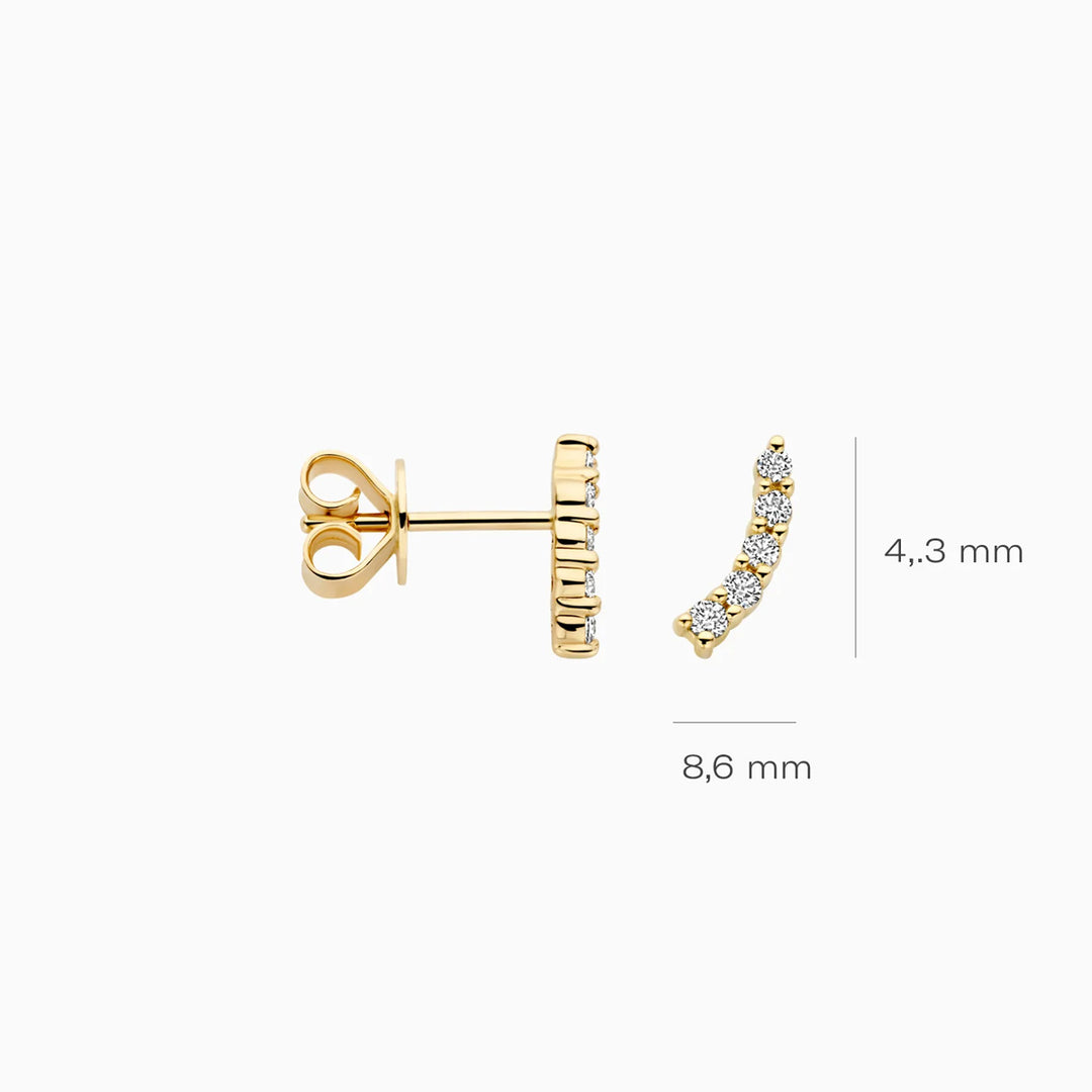 Blush Lab Diamonds Ohrstecker 14k Gelbgold - LG7019Y