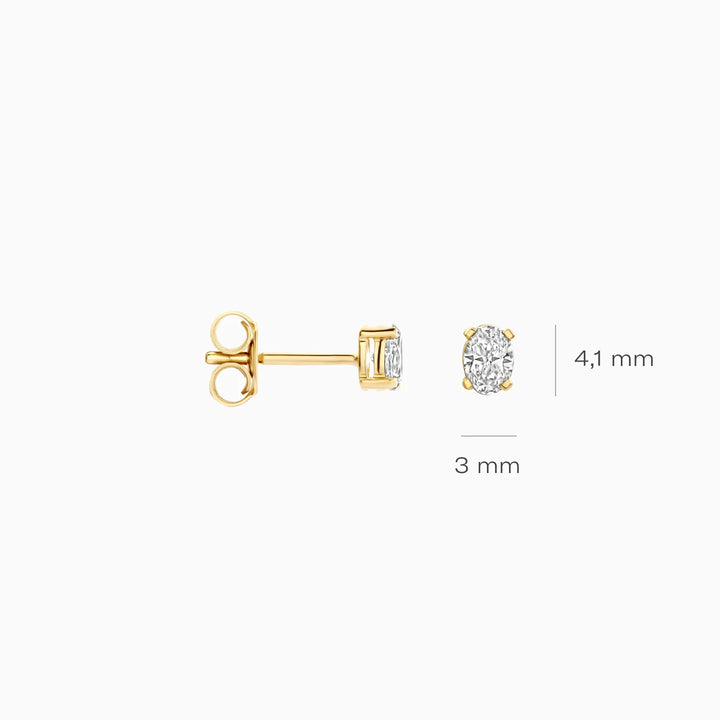 Blush Lab Diamonds Ohrstecker 14k Gelbgold - LG7026Y