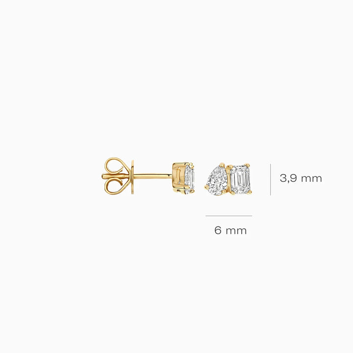 Blush Lab Diamonds Ohrstecker 14k Gelbgold - LG7027Y