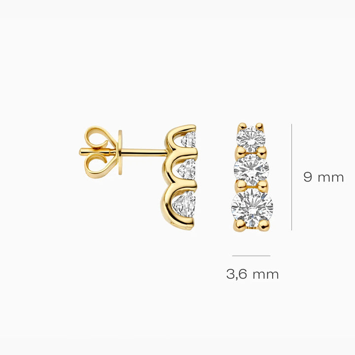 Blush Lab Diamonds Ohrstecker 14k Gelbgold - LG7030Y