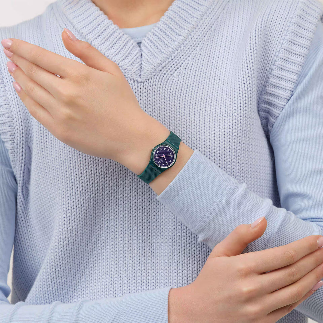 Swatch Teal Weave - LL127