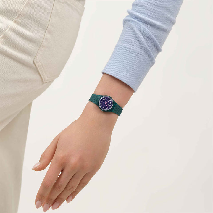 Swatch Teal Weave - LL127